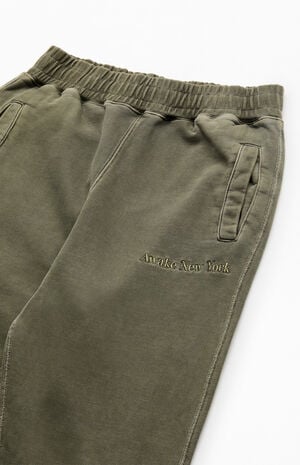 Pigment Dyed Embroidered Sweatpants image number 3