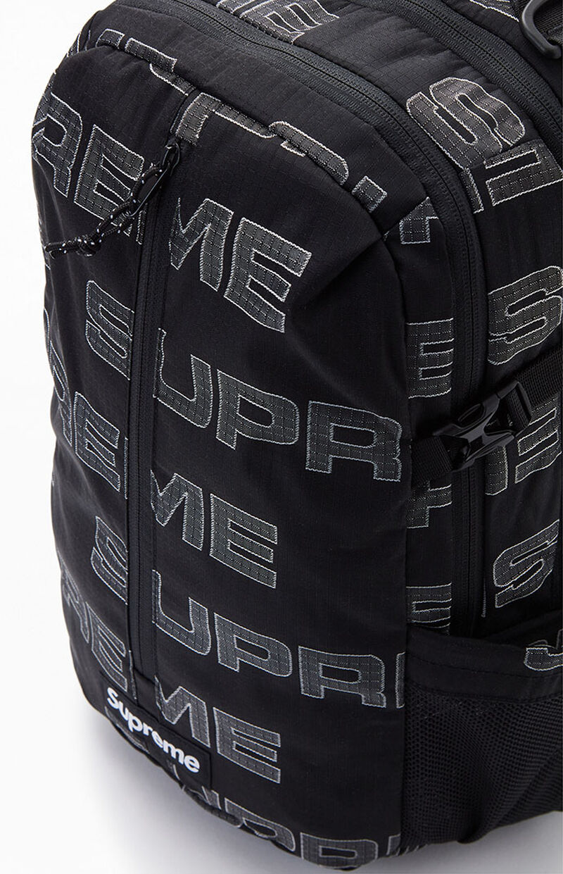 Supreme Black Backpack PacSun