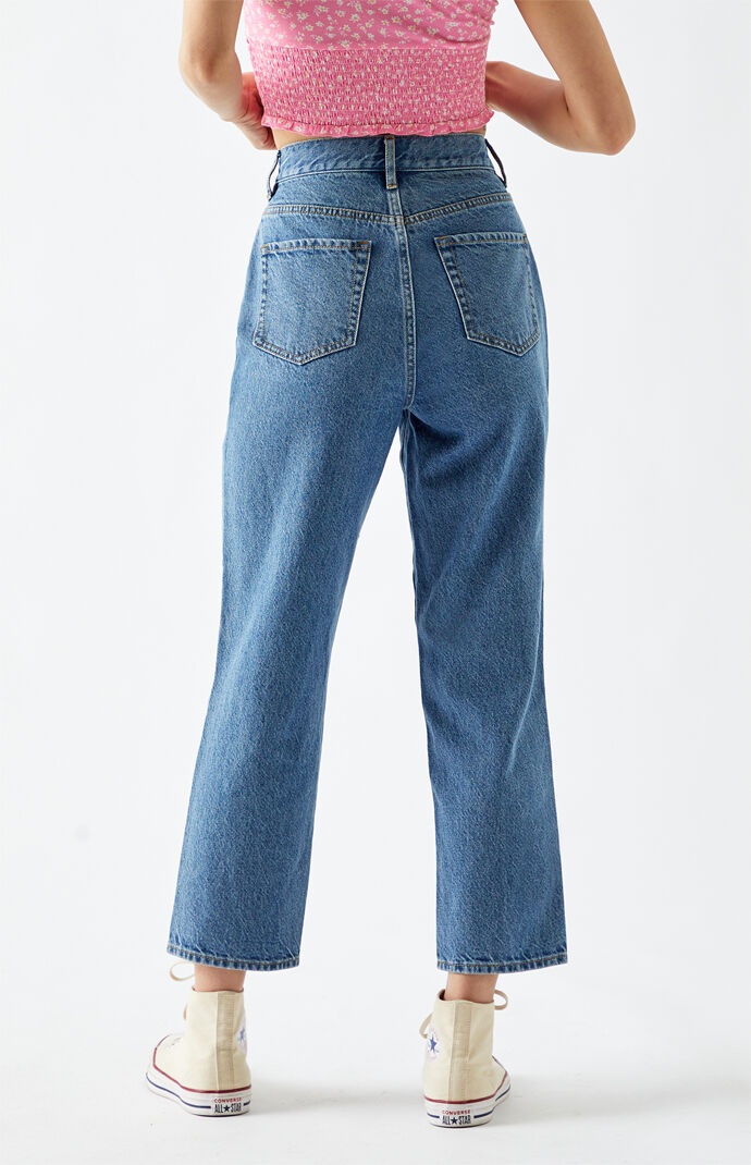 pacsun high waisted straight leg jeans