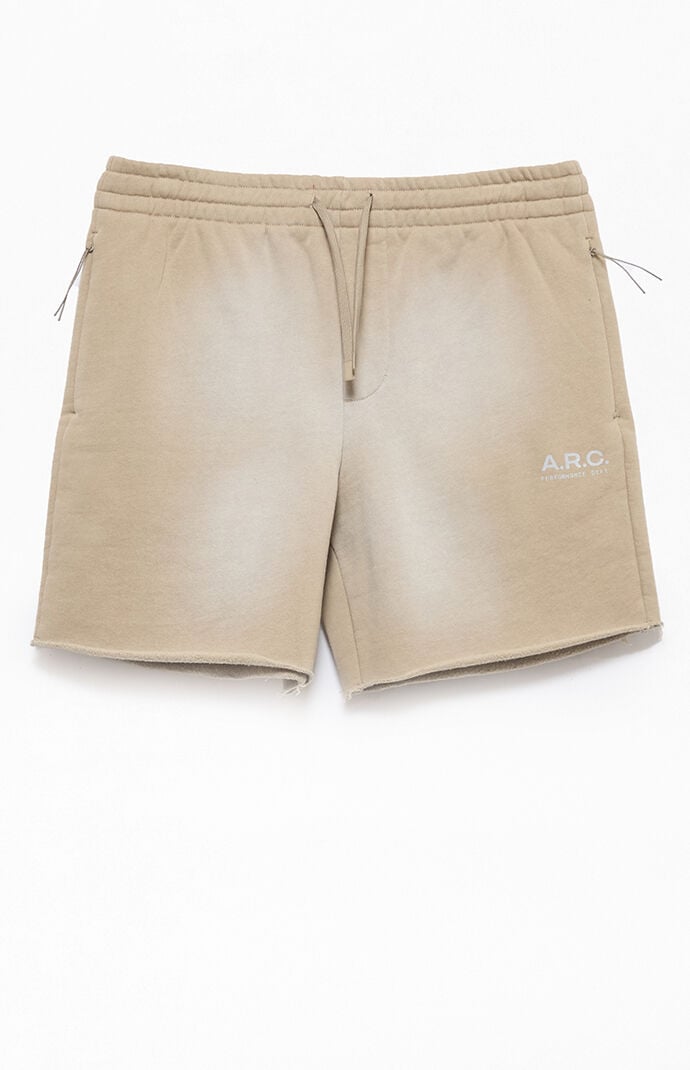 A.R.C. Active Khaki Cutoff Fleece Sweat Shorts