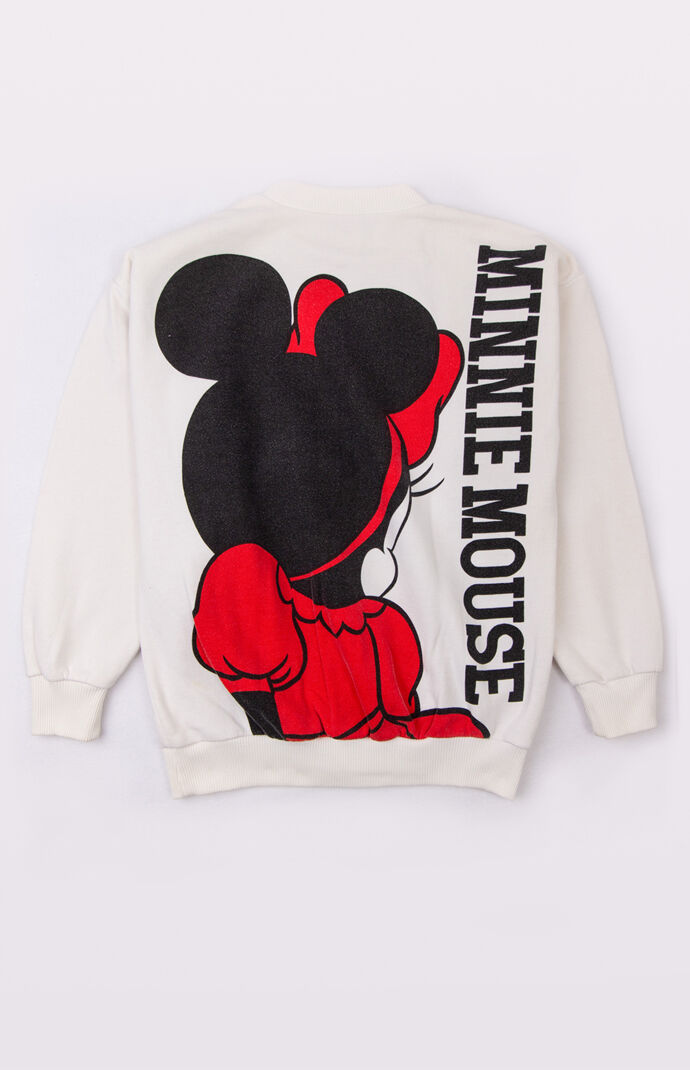 White minnie mouse sweatshirt clearance