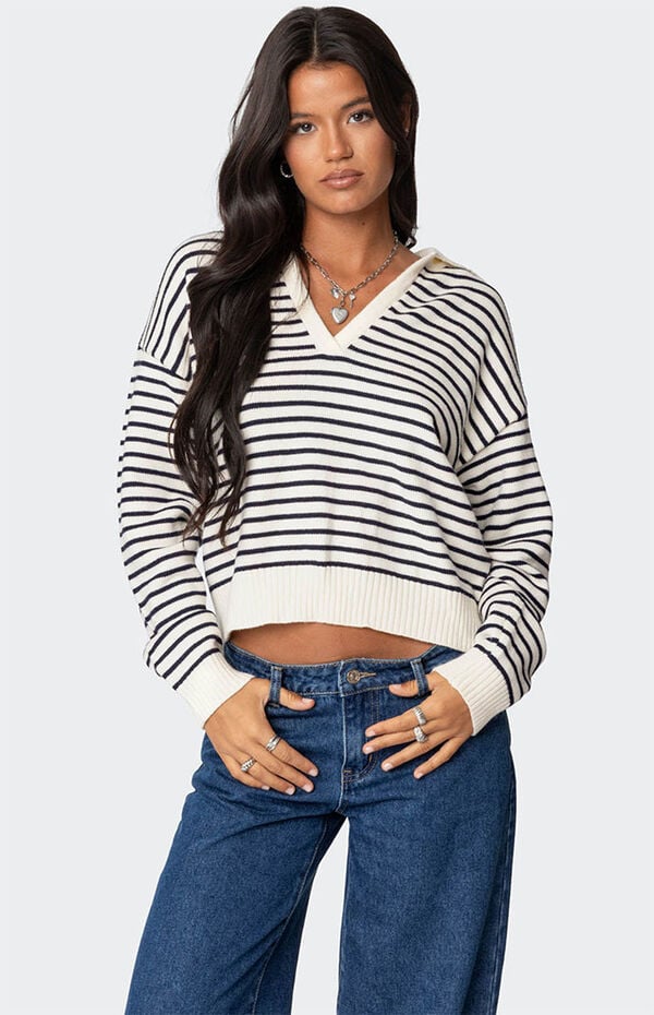 Copenhagen Oversized Striped Sweater