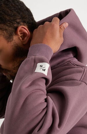 Purple Solid Hoodie image number 2