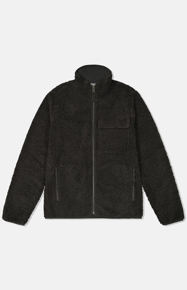 WeSC America Inc Moritz Black Faux Shearling Jacket