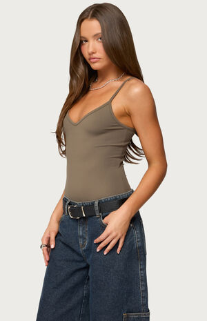 Teaghan Triangle Fitted Bodysuit image number 2