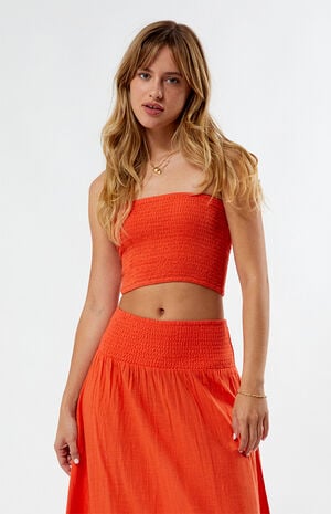 Keep It Simple Woven Tube Top