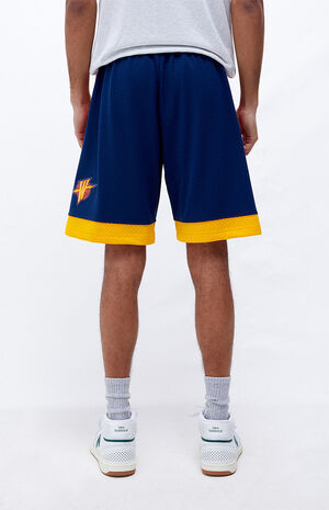 White Nike NBA Golden State Warriors Swingman Shorts