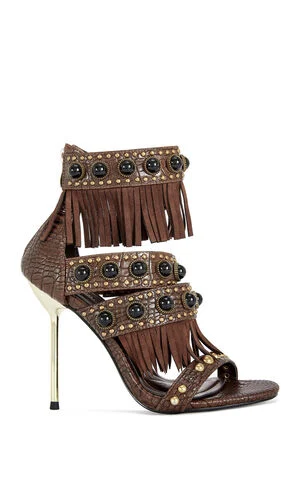 Women's Antoine Chocolate Stiletto Sandals image number 1