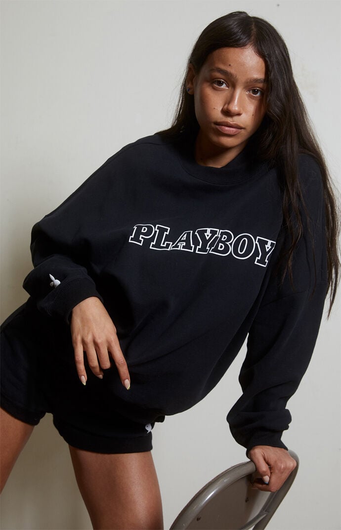 Playboy By PacSun Big Classic Crew Neck Sweatshirt PacSun