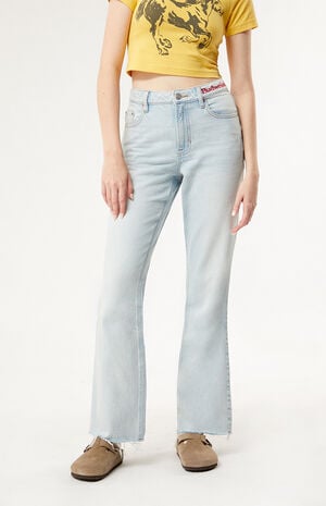 By PacSun Light Indigo Vintage Bootcut Jeans image number 1