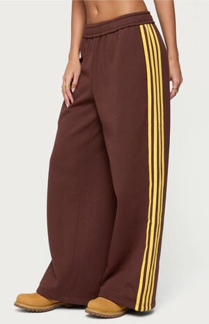 Sorin Contrast Striped Wide Sweatpants image number 2