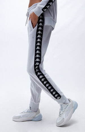 Kappa Gray 222 Banda Shine Sweatpants |