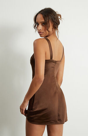 Peek-A-Boo Bustier Mini Dress image number 4