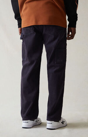 Navy Baggy Corduroy Pants image number 4