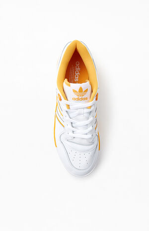 White & Gold Rivalry Low Shoes image number 5