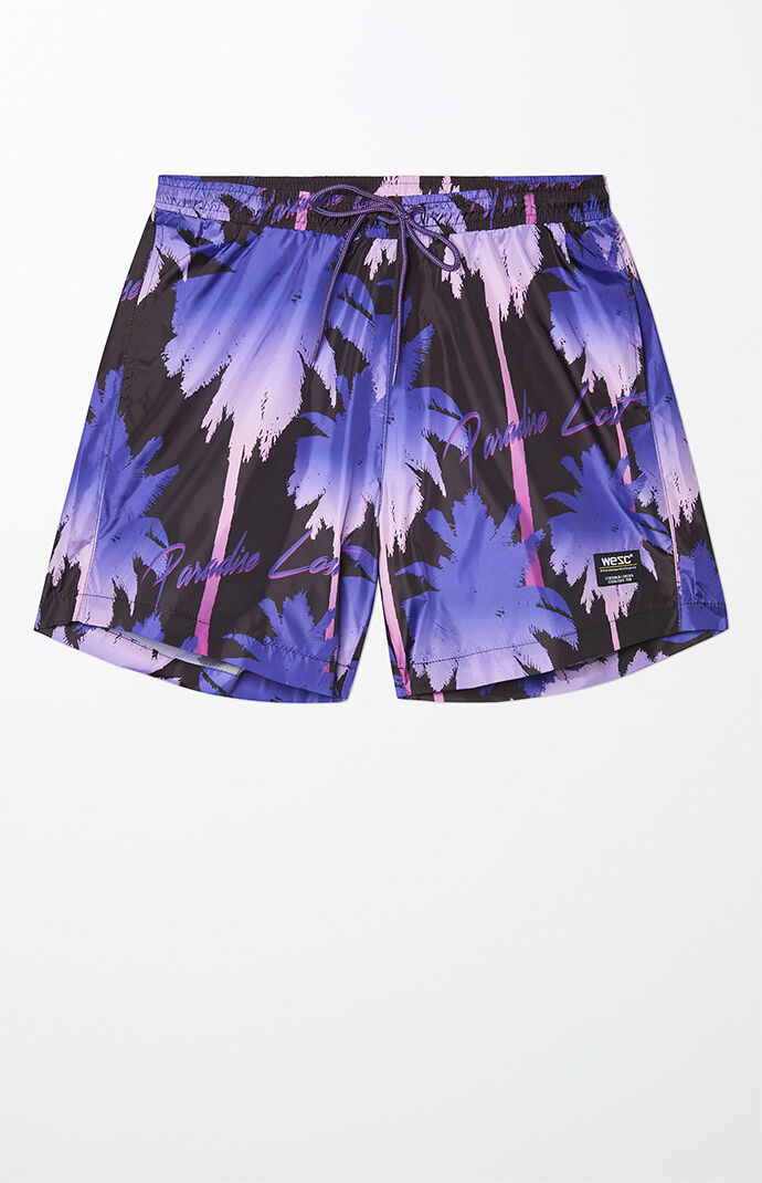 Zack Printed Swim Trunks