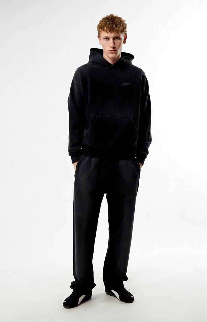 Formula 1 x Pacsun Las Vegas Washed Black Logo Hoodie