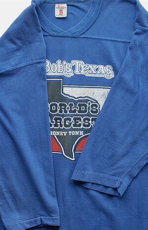 '90s World's Largest Happy Hour Texas V-neck Graphic Top image number 2
