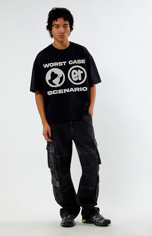 Over Boxy Cropped T-Shirt image number 4