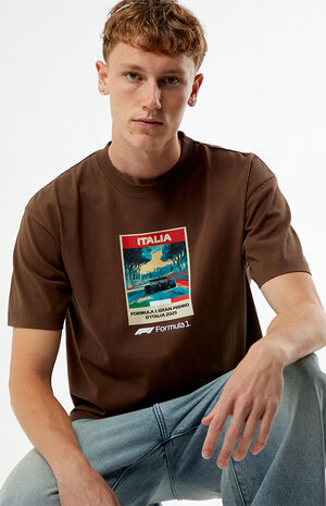 x Pacsun Monza Italy Poster T-Shirt image number 2