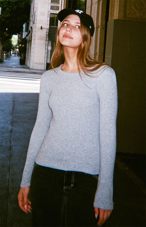 Silver Tori Basic Long Sleeve Top image number 1