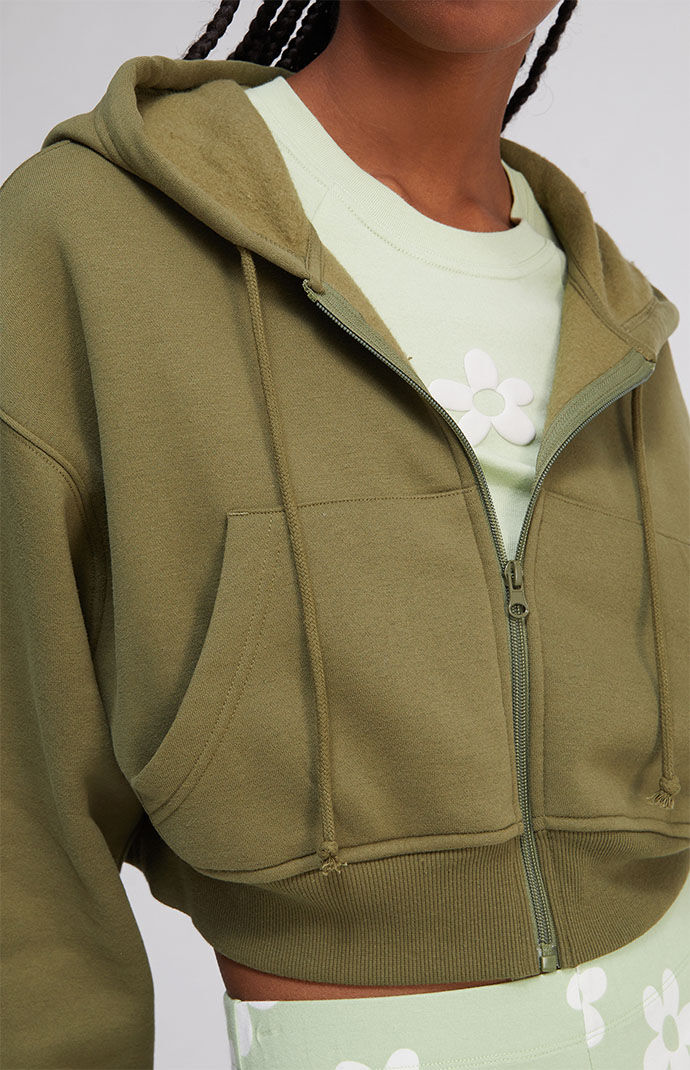Boxy best sale cropped hoodie