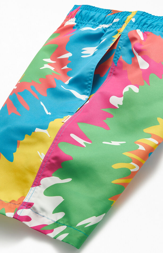 Tie Dye Hot Tub Volley 17" Swim Trunks