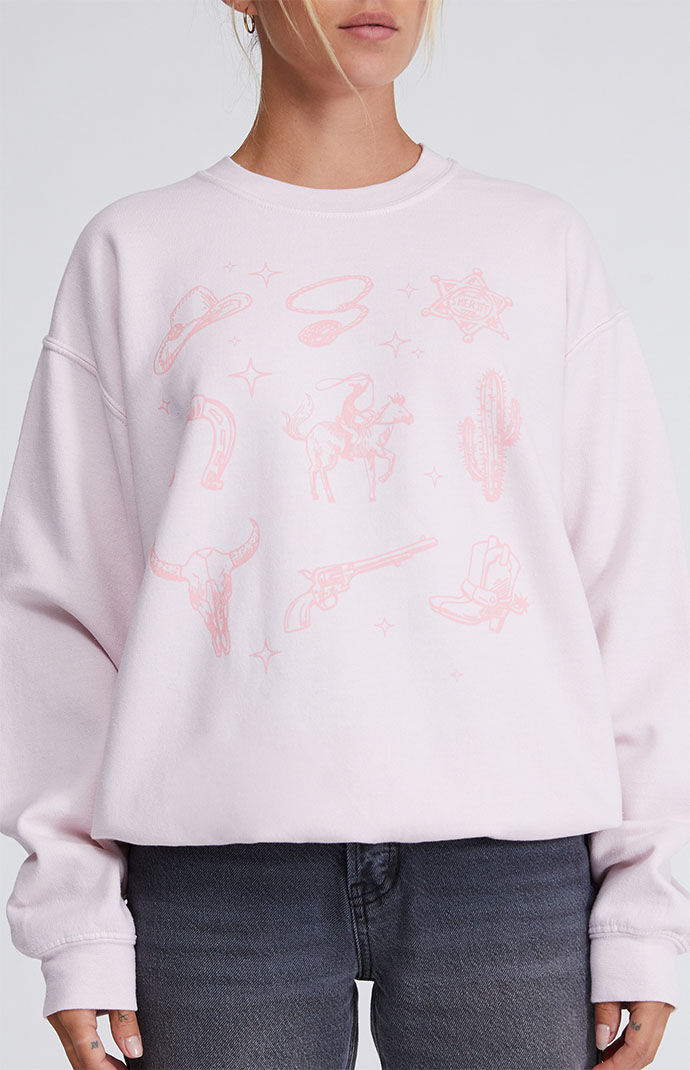 Western crewneck sweatshirt Clearance
