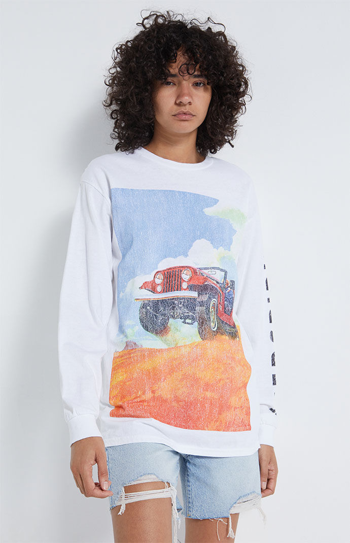 Tシャツ・カットソー JEEP Essential long sleeve t-shirt Jeep Mens USA Labs Long Sleeve Shirt - Sun & Ski Sports