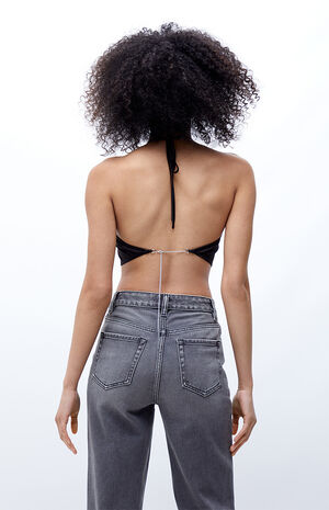 Dainty Chain Halter Top image number 4
