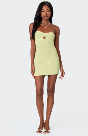 Sammie Twist Front Knit Mini Dress image number 3