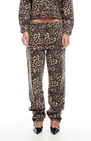 Leopard Carmela Straight Leg Jeans image number 1