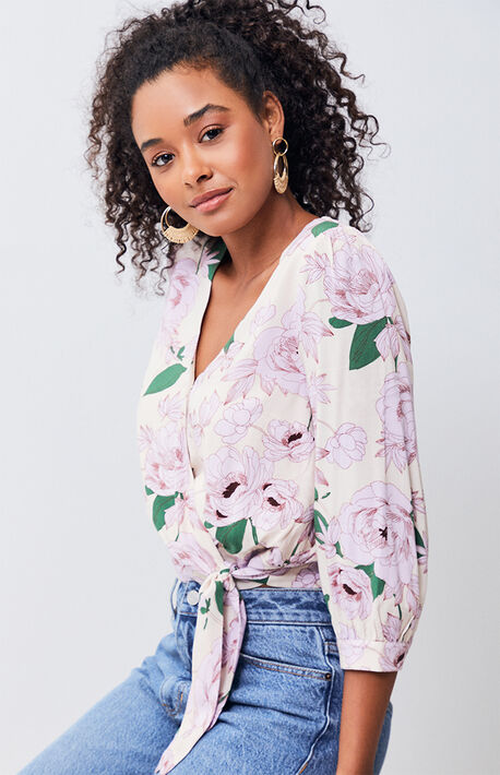 Lavanda Wrap Top