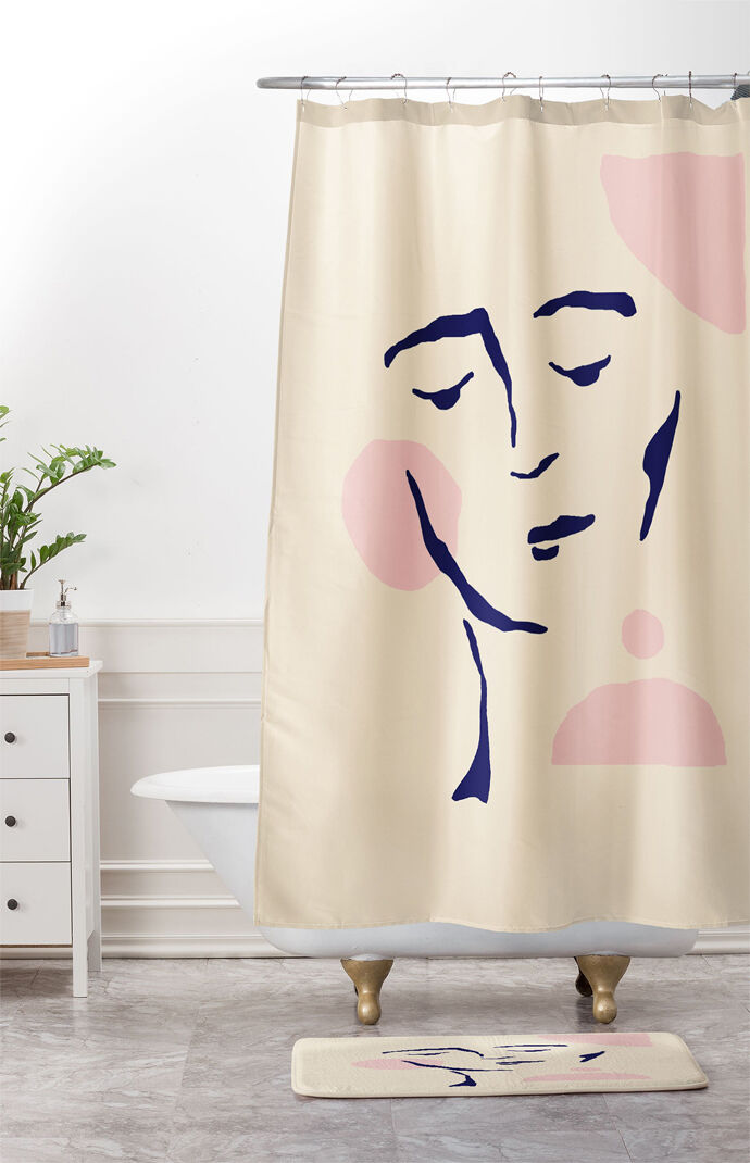 Peaceful Girl Memory Foam Bath Mat