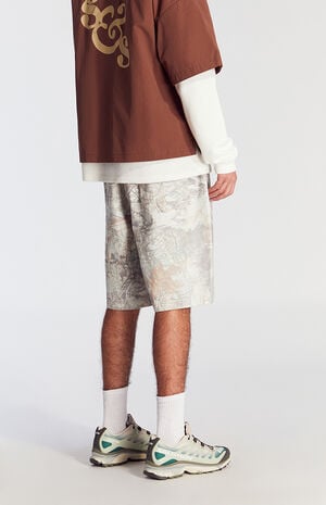 Camo Extreme Baggy Denim Shorts Camo Extreme Baggy Denim Shorts image number 4