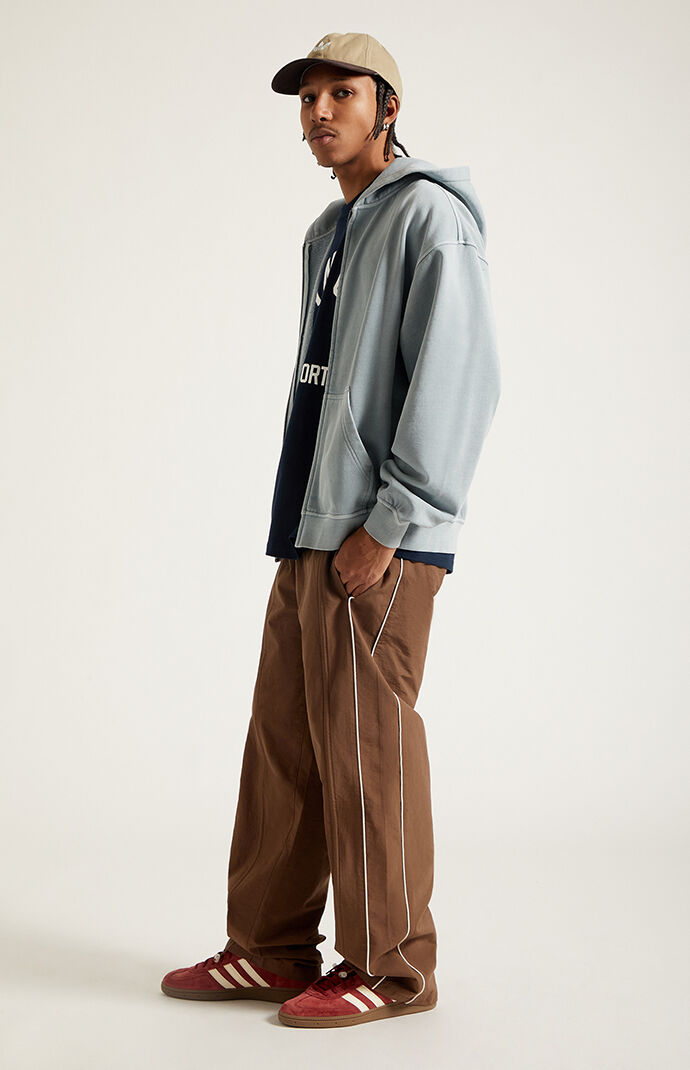 Pacsun Brown Bolton Baggy Track Pants