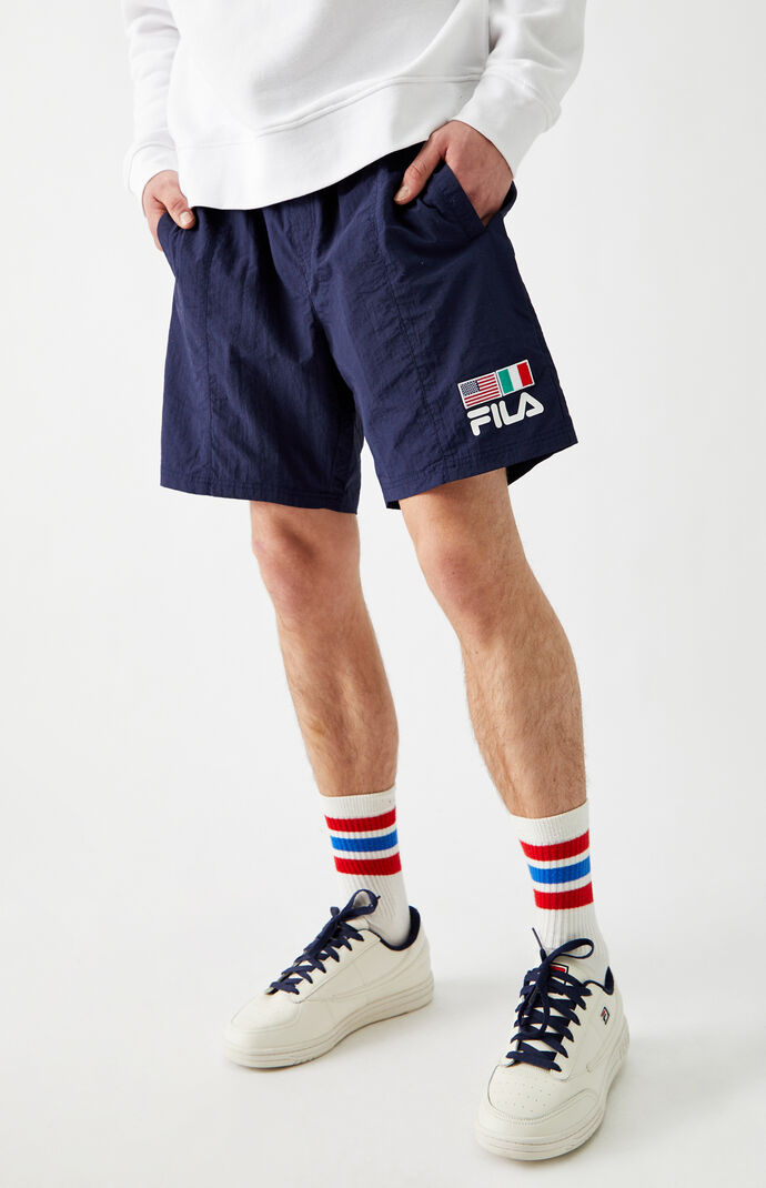 Flag Nylon Shorts