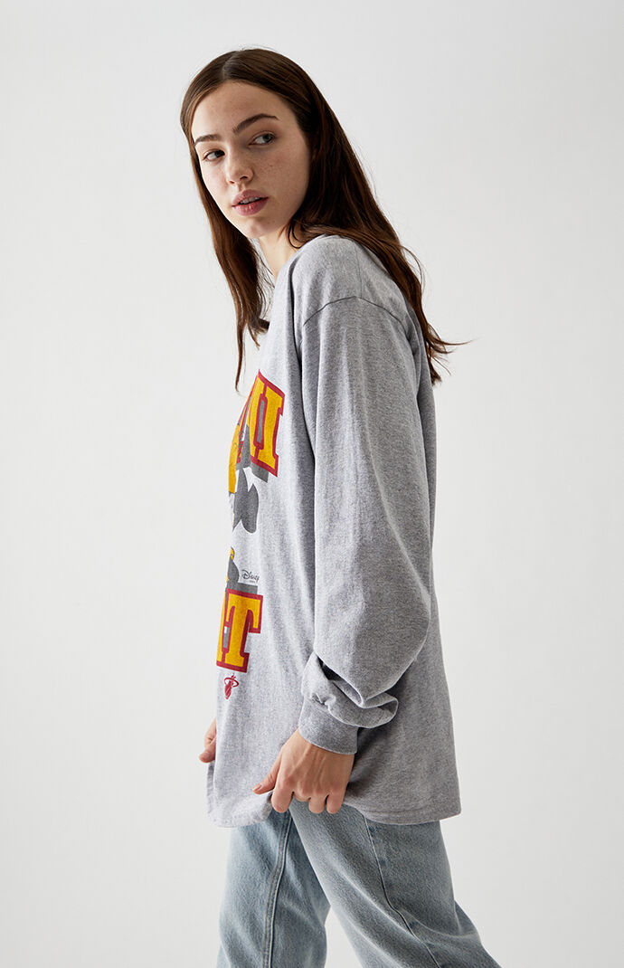 Mickey Miami Heat Long Sleeve T-Shirt
