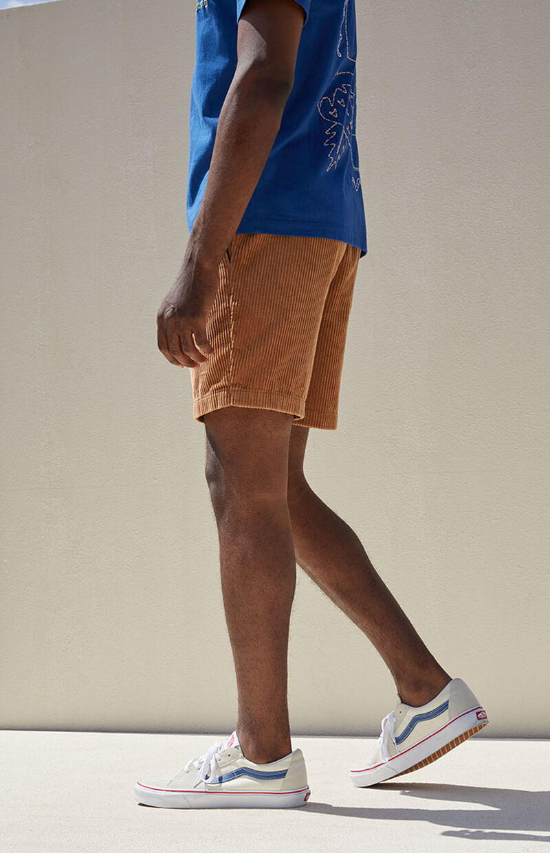 PacSun Brown Corduroy Volley Shorts PacSun