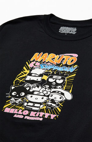 Kids Black Hello Kitty And Friends Naruto T Shirt Pacsun Kids Black Hello Kitty And Friends Naruto T Shirt Pacsun
