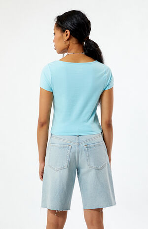 Sculpting Notched T-Shirt image number 4