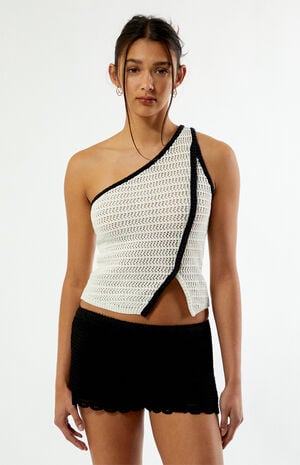 Colette One Shoulder Knit Top image number 2