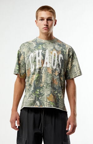 Chaos Camo Cropped T-Shirt