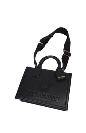 Debossed Logo Modern Tote Bag image number 9