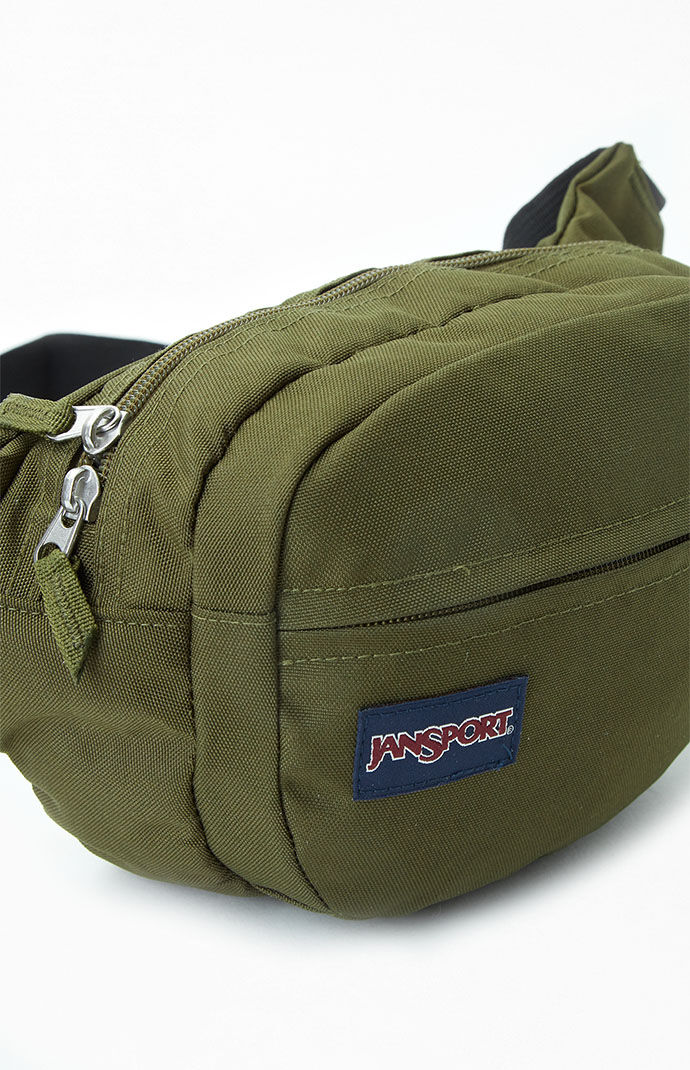 JanSport Recycled Army Green Fifth Avenue Waist Bag PacSun