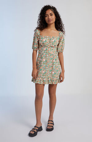 Cleo Flower Mini Dress image number 1