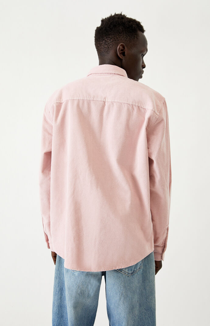 Corduroy Long Sleeve Button Up Shirt