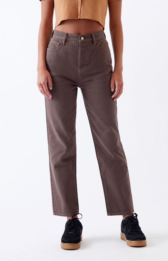 PacSun Bark High Rise Straight Leg