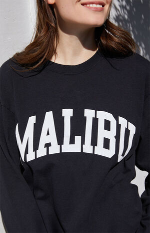 Black Malibu Long Sleeve T-Shirt image number 2