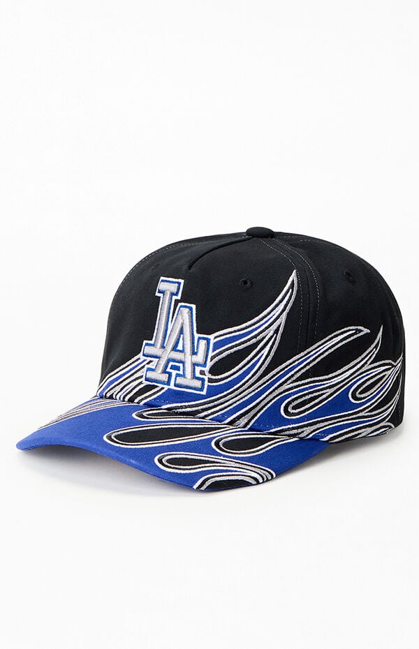 Mitchell & Ness LA Dodgers Flame Thrower Snapback Hat